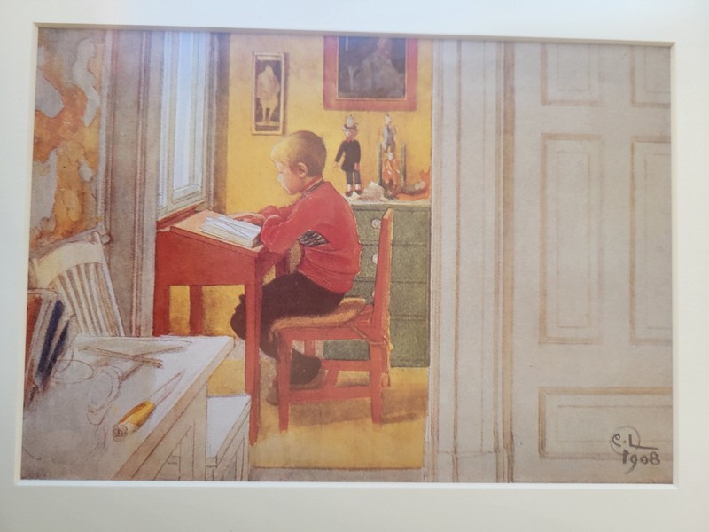Carl Larsson "The House In The Sun" Custom Framed European Art Print 16x13 1908 gallery