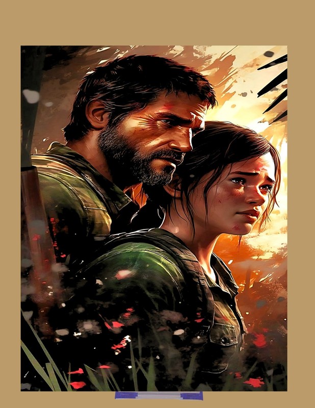 The Last of Us Inspired Art Print 8.5×11 Post-Apocalyptic Drama