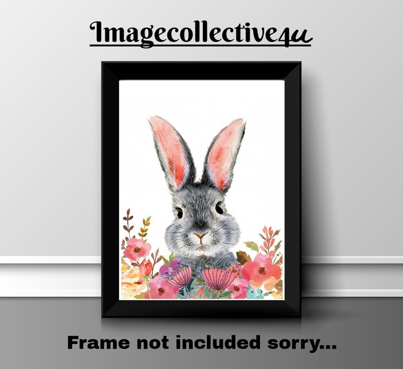 RABBIT PET BUNNY A4 PRINT PICTURE POSTER WALL ART HOME DECOR GIFT NEW