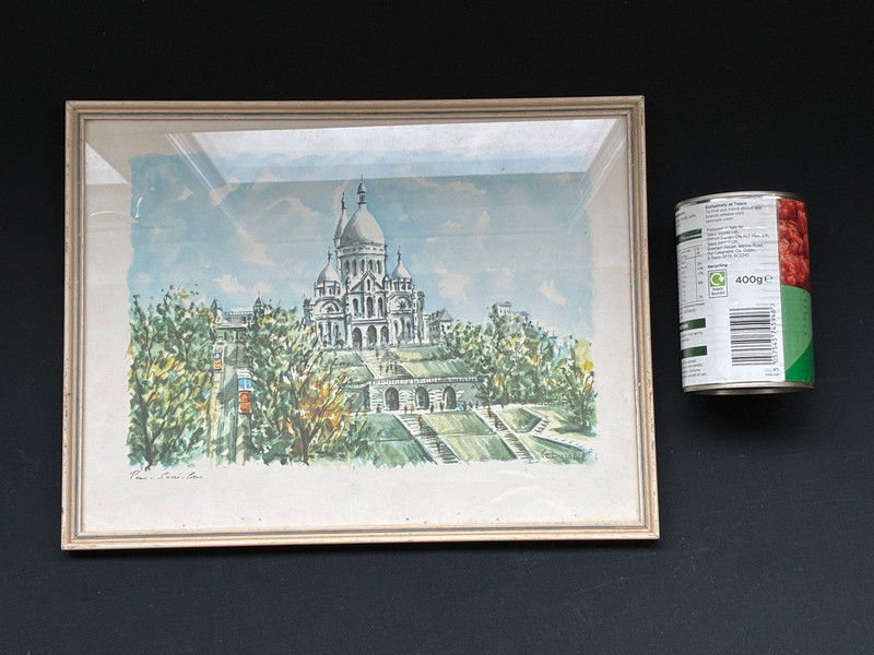 Paris - Eight vintage watercolour prints G Ducollet 13 X 10in, framed and glazed gallery