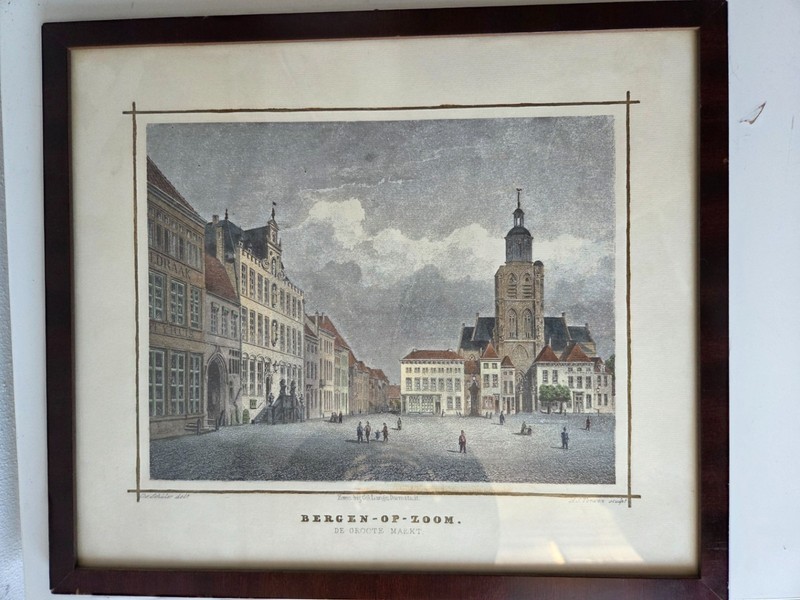 Chr. Schuler Bergen op Zoom engraving painting frame Netherlands