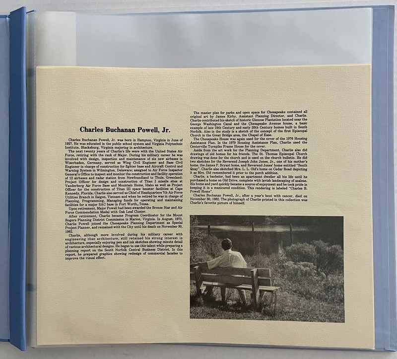 1970s 1980s CHESAPEAKE, VA, CHARLES BUCHANAN POWELL TEN (10) PRINTS TO FRAME