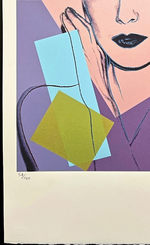 ANDY WARHOL - Karen Kain - signed, numbered edition 57/100, 38 x 56 cm gallery