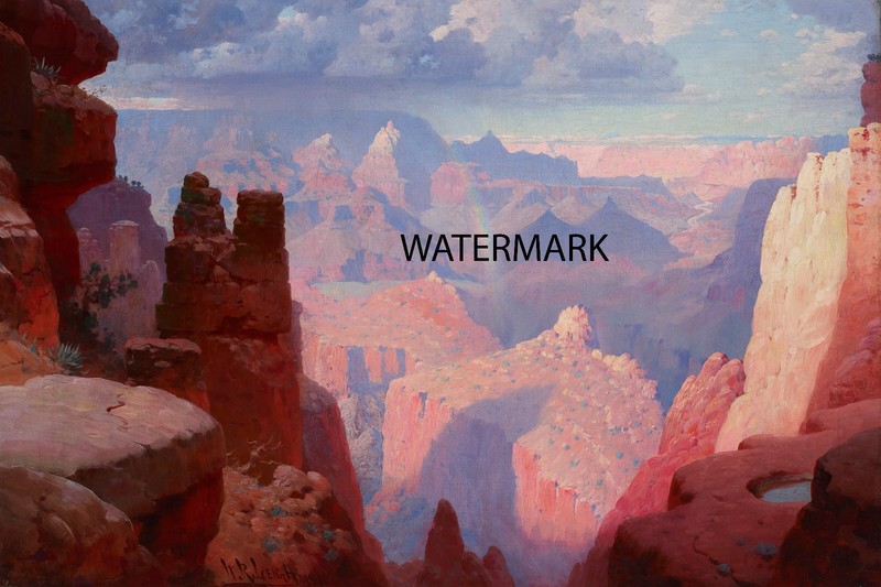 Williiam Robinson Leigh – The Grand Canyon 1910 – 13 x19 PRINT REPRODUCTION