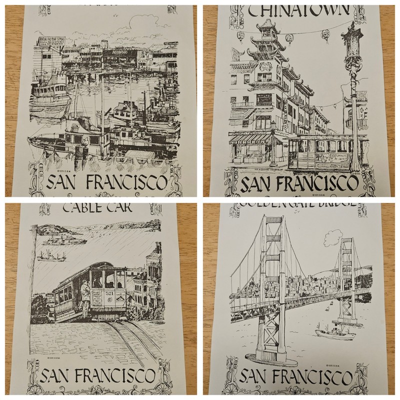 Lot 4 Joe Jaqua Fisherman’s Wharf San Francisco California China Town Cable Car