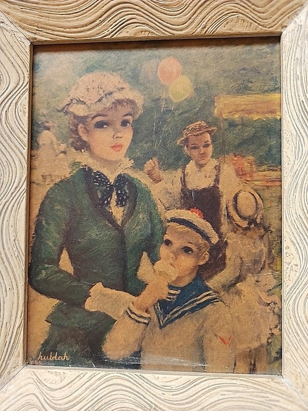 TheIceCreamVendor Flowers Vtg HULDAH New York Graphic Society, ca1940s Prints