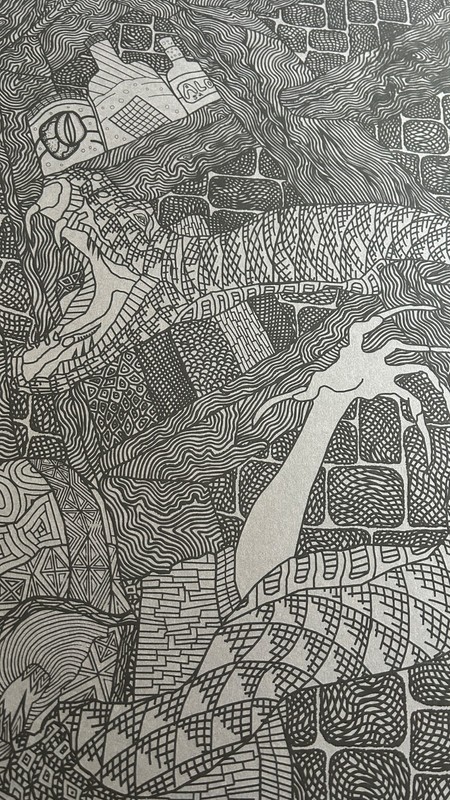 Snake 2017 Art Print SCRATCH & DENT gallery
