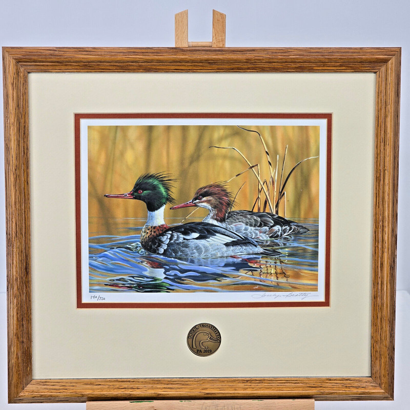 Jocelyn Beatty Signed Limited Edition Print – Ducks Unlimited 2019 – Framed