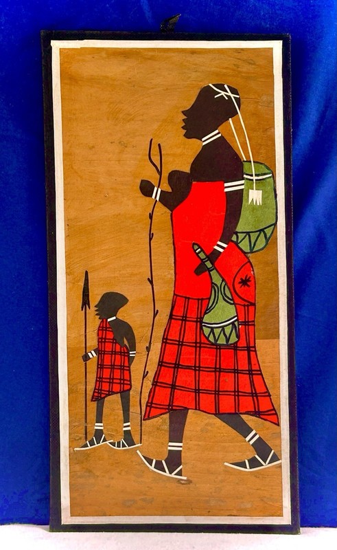 “Journey of Family Values: Mother and Child on the Path”