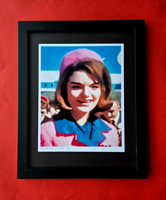 ALEXANDER DULAC Hand Signed Authentic Print | JACKIE KENNEDY Ltd.Ed. of 10