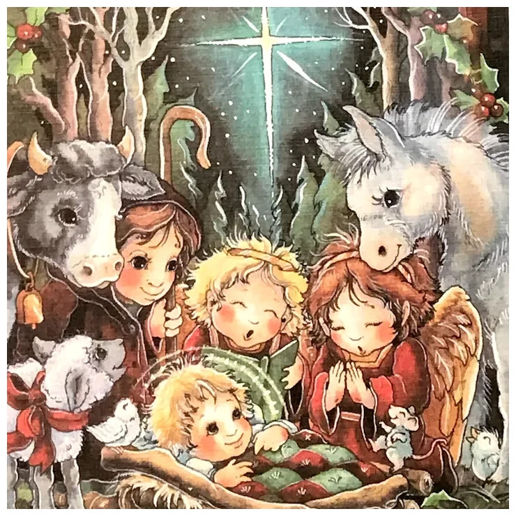 Nativity Scene by Jody Bersgma, signed & numbered