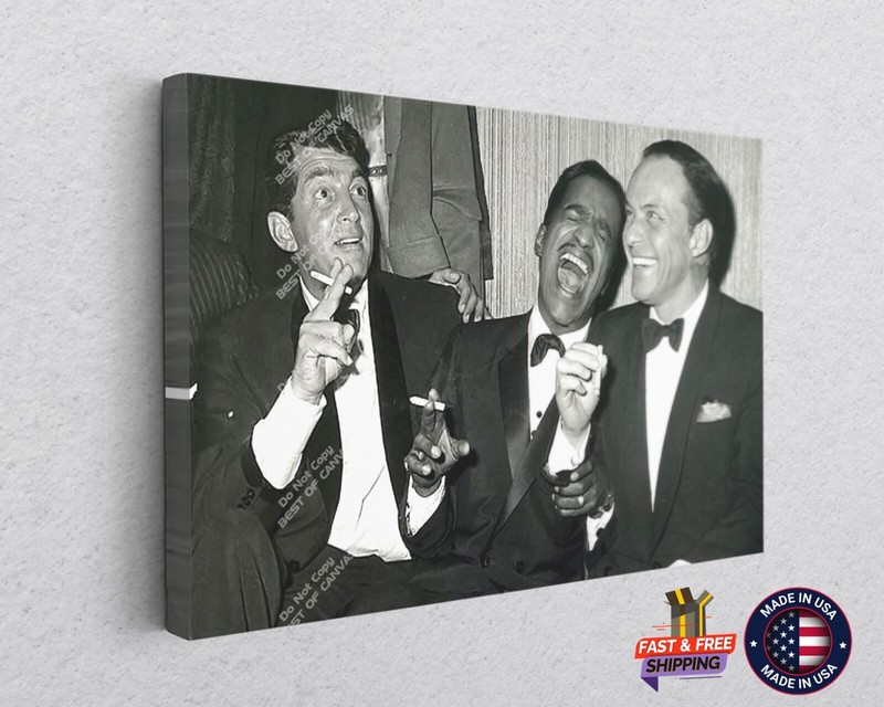 The Rat Pack A Lot of Fun Canvas Classic Wall Design Painting Canvas Print Art