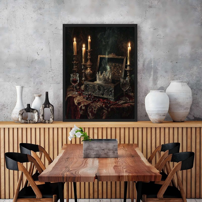Baroque Crown Still Life Wall Art Canvas Oil Paintings Reproduction gallery