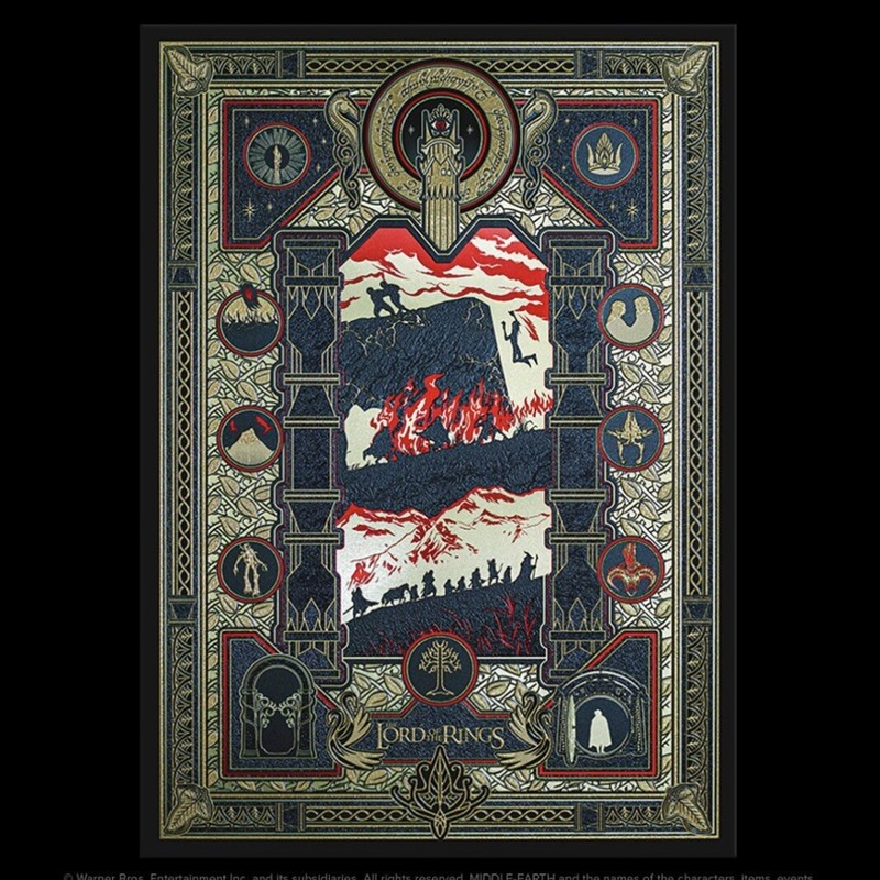 Displate Limited Edition Path To Mordor Lord Of The Rings – LE X/1500 NEW