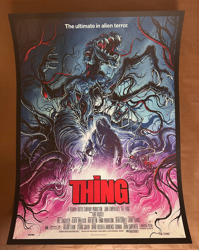 THE THING – VICE PRESS OPEN HOUSE VARIANT #23/30 Giclee Print Poster Dan Mumford