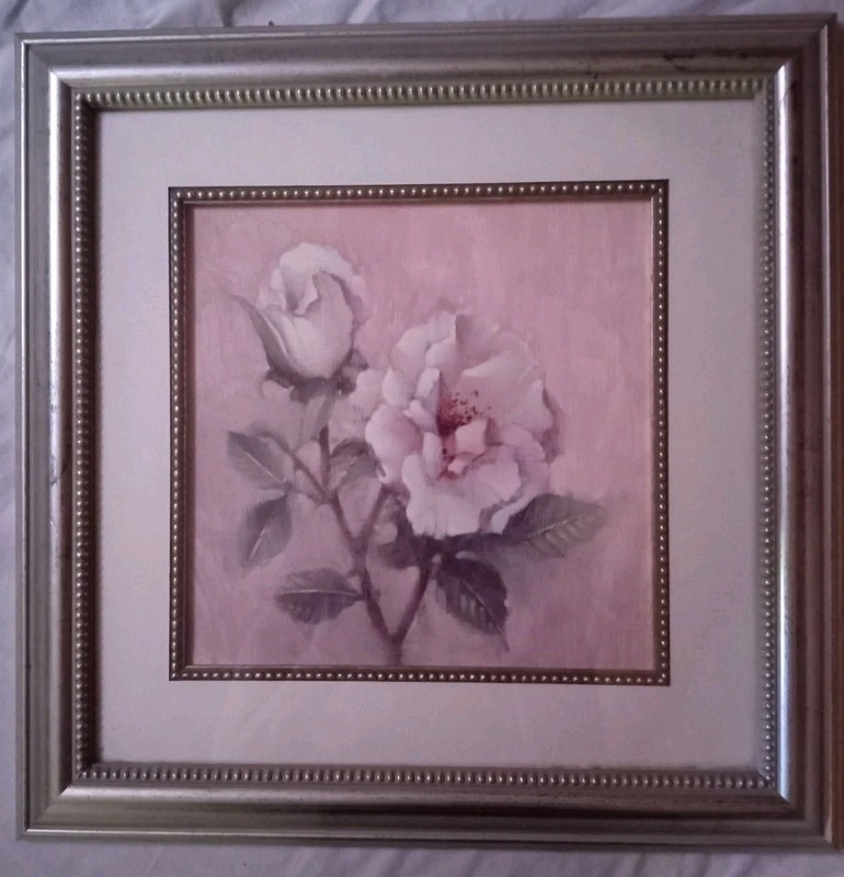 Framed Matted Print «Iris Elegance» Tulip Bouquet By Paul Mathenia 14.5″x14.5″