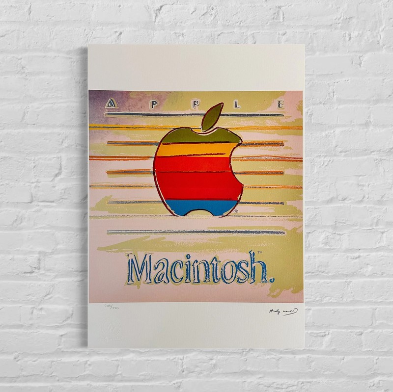 Andy Warhol Apple Lithograph on Arches 300gsm 16.5x23in (42×59 cm)