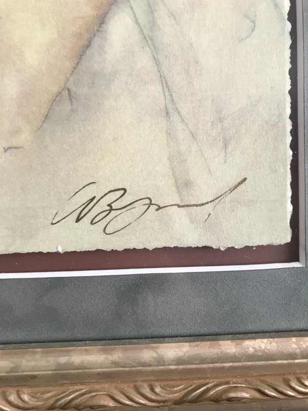 Framed "Morning Breeze" by Gary Benfield Giclee Appraised at $1,930 gallery
