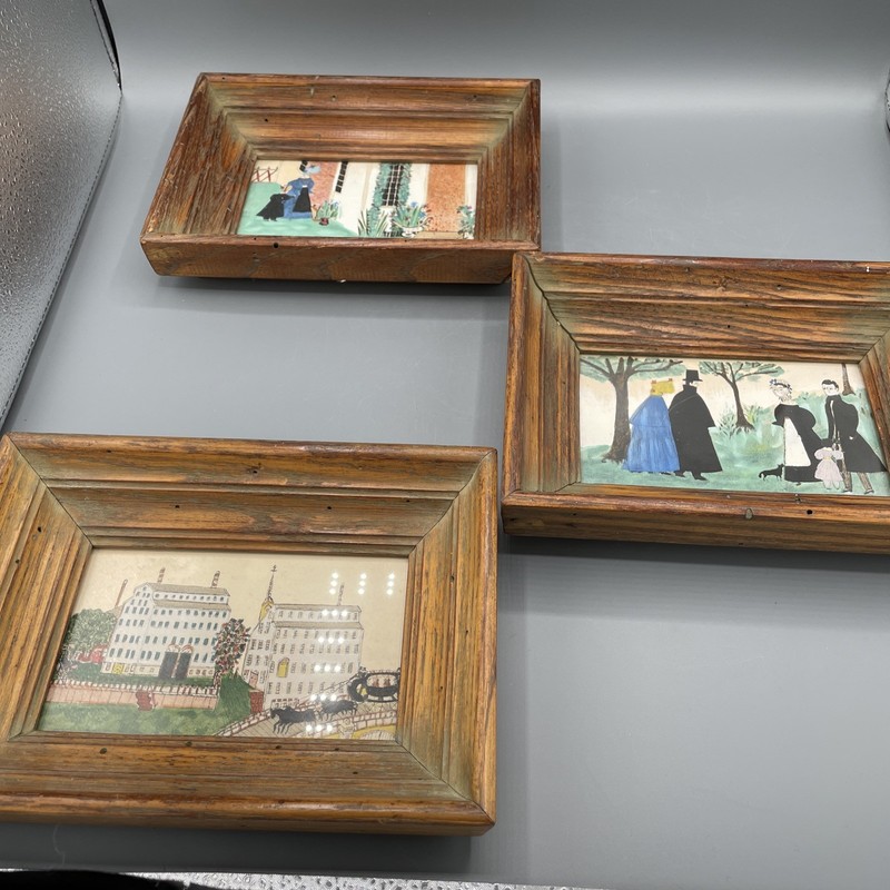 Set Of 3 Evaline Willis Framed Prints