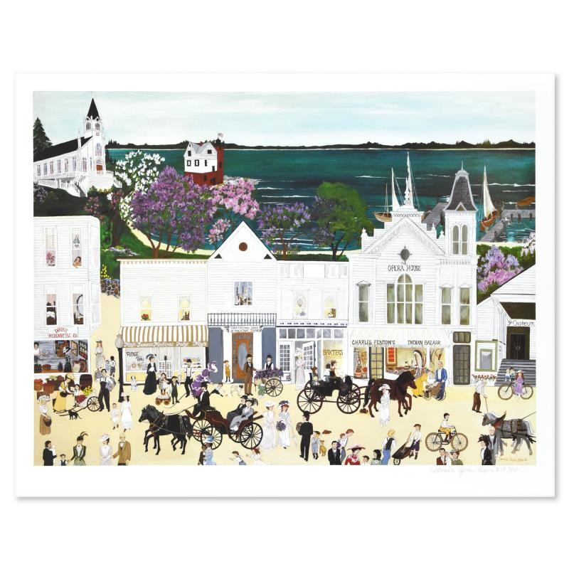 Deneille Spohn Moes Opera House Ltd. Ed. Serigraph #’d Hand Signed, LOA