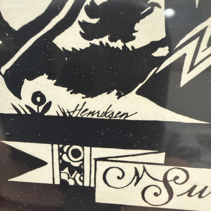 Buckbee Brehm Co. Sunday Afternoon Silhouette Family Outing 8 3/4"x 6 1/2" gallery