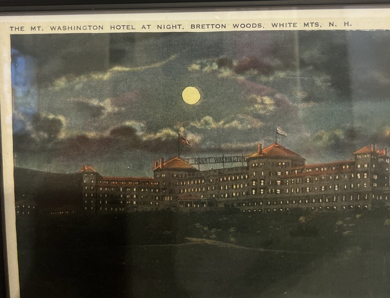 The Mt. Washington Hotel Print Framed 11 1/4” X 15 1/4” Bretton Woods White Mts gallery