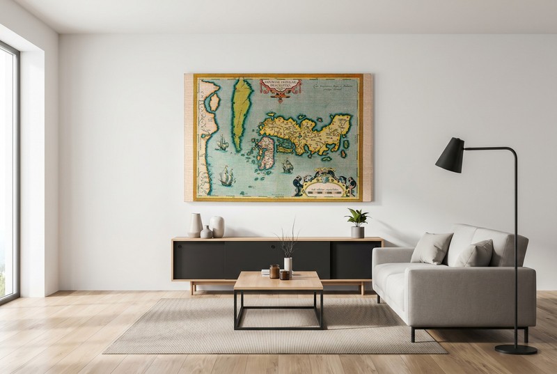 Abraham Ortelius - Description of the Japanese Islands - Paper or Canvas gallery
