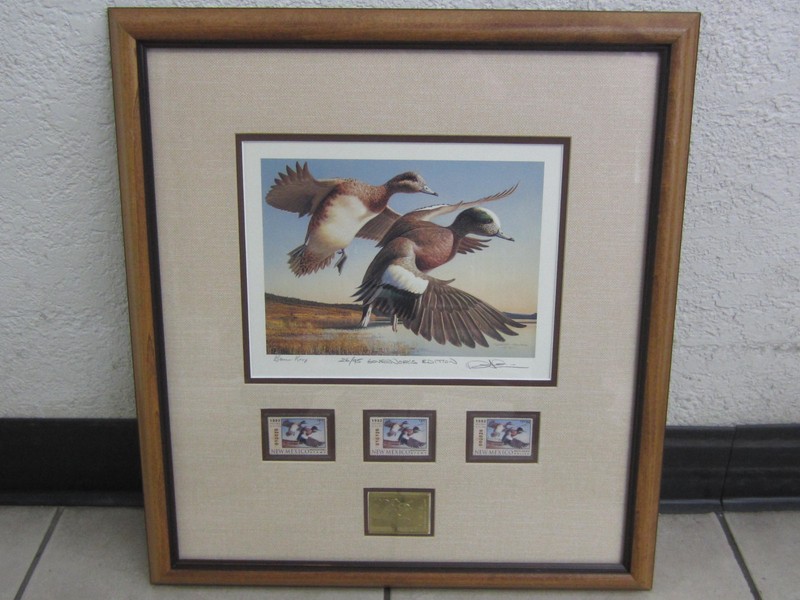 Robert Steiner 1992 New Mexico Duck Stamp Print Governors Edition Signed
