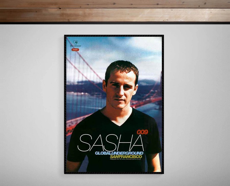 Sasha • Global Underground GU San Francisco • Giclée Poster Print