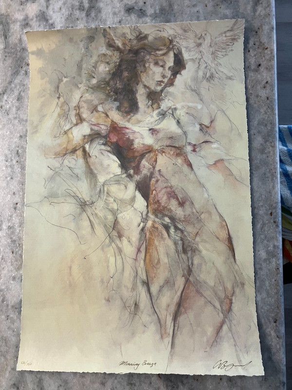 Unframed «Morning Breeze» by Gary Benfield Giclee Appraised at $1,580