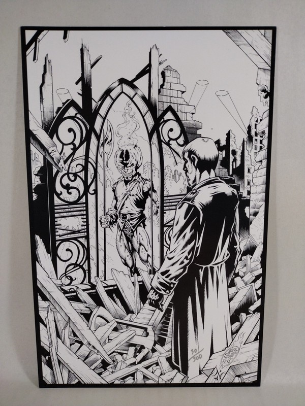 Jack The Lantern (2005) Limited 10 X 6.5″ Print Numbered 30/300 Jeff Beck Art