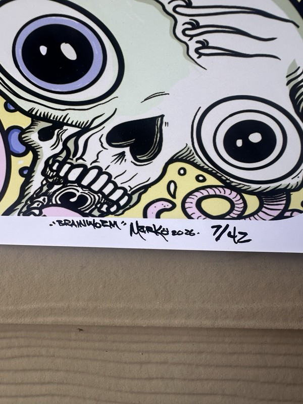 Signed & Numbered Psychedelic Surreal Print – Limited Edition of 42 – by artist gallery