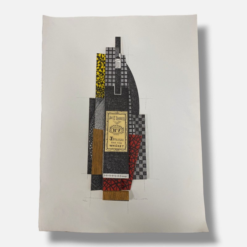 Fernando Bellver Chango Jack Daniels Limited Signed Wall Art Print 70 x 50 cm