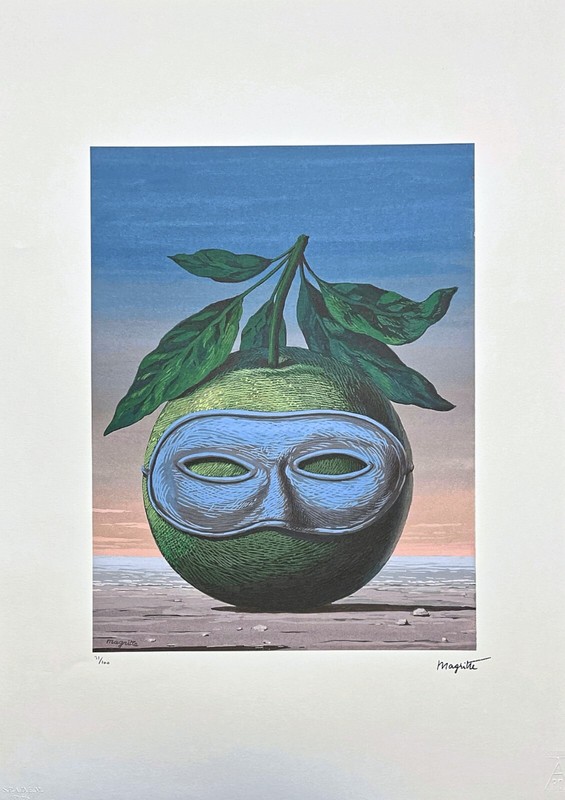 RENÉ MAGRITTE – Souvenir de Voyage – signed, numbered edition 31/100, 50x70cm