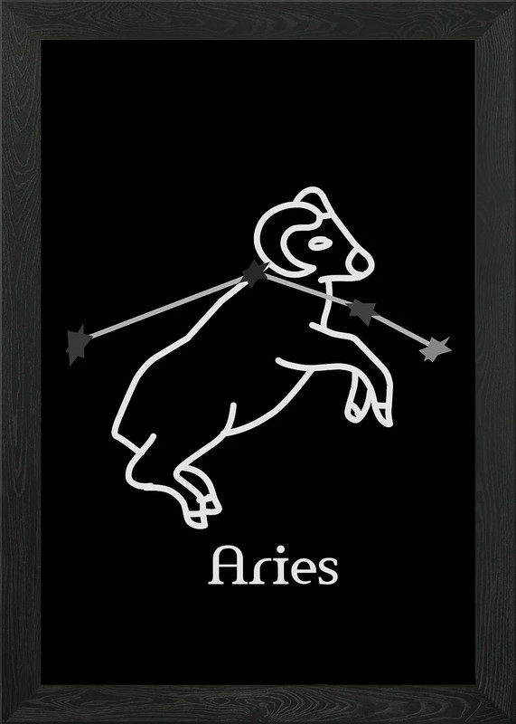 astronomy cosmos aries Framed Wall Art Poster Canvas Print Picture