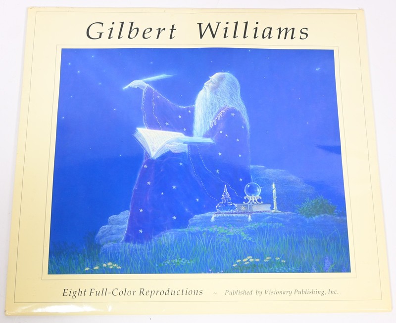 GILBERT WILLIAMS PORTFOLIO 8 ART REPRODUCTIONS VISIONARY ARTIST 15×13 Color