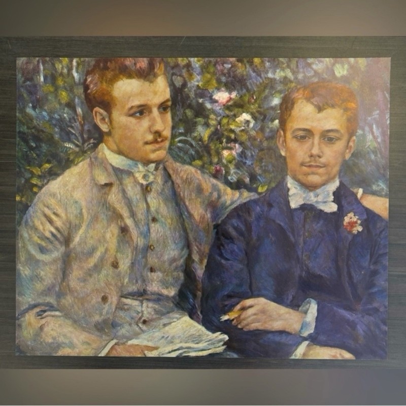 CHARLES AND GEORGES DURAND-RUEL 1882 Artist Pierre-Auguste Renoir Fine Art Print
