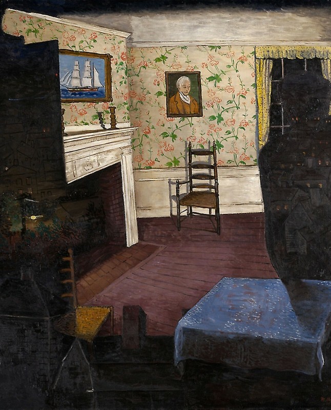 Print – Haunted House 1930 by Morris Kantor