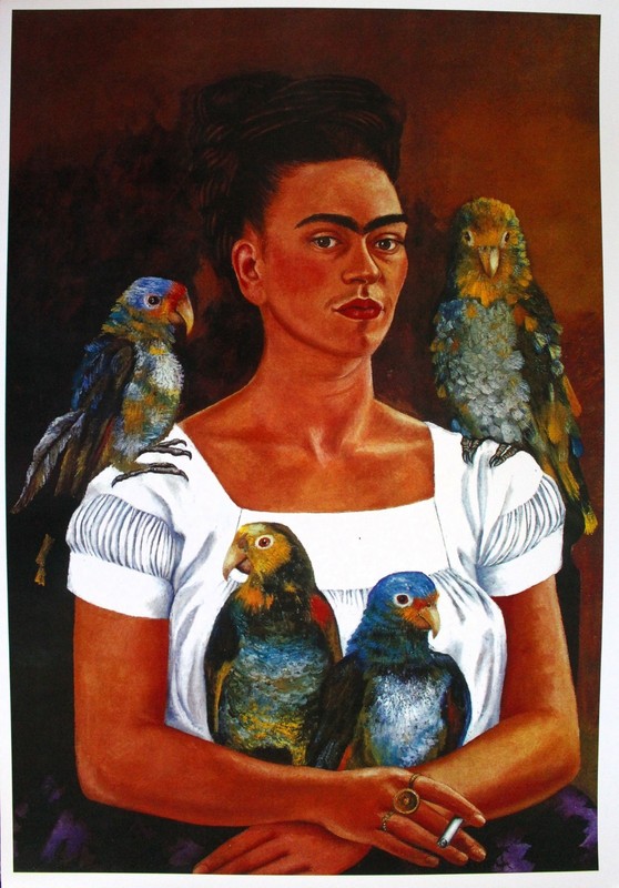 FRIDA KAHLO 12″ x 18″ Self-Portrait Art Print #7 from Mexico!