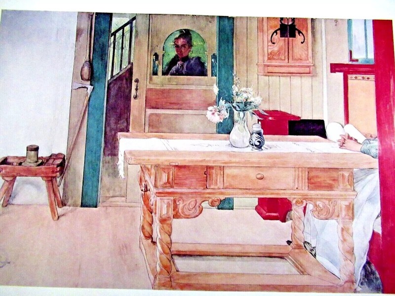 "CARL LARSSON" ~ (16" X 20") ~ (VINTAGE / ART PRINT) ~ #9 gallery