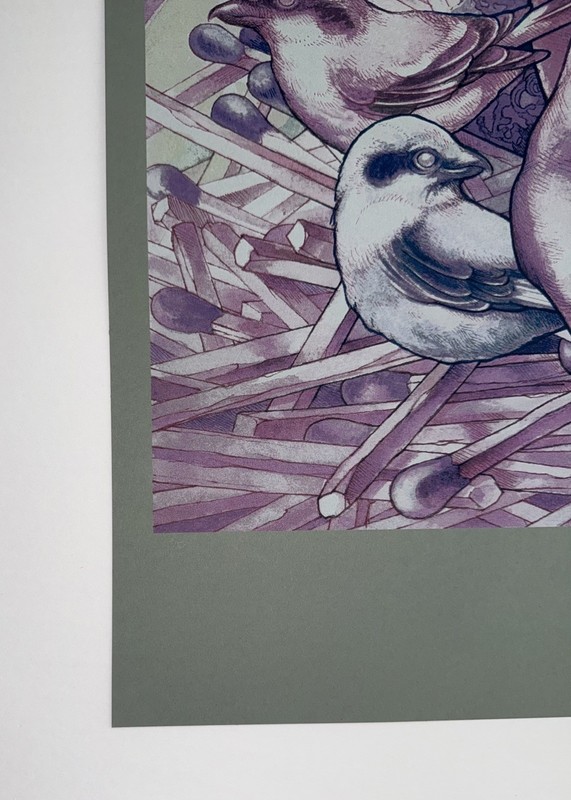 John Baizley Official Roadburn Tilburg Print 2017 STEEL GREY Ed Signed & No. x/6 gallery
