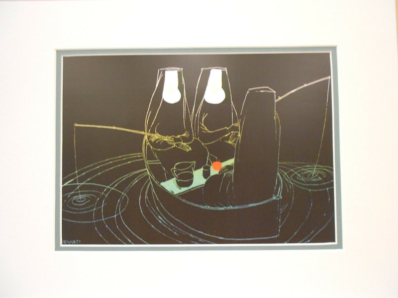 Elton Bennett Reproduction print-Faith, Hope,& Charity-12″ X 16″ in double mats