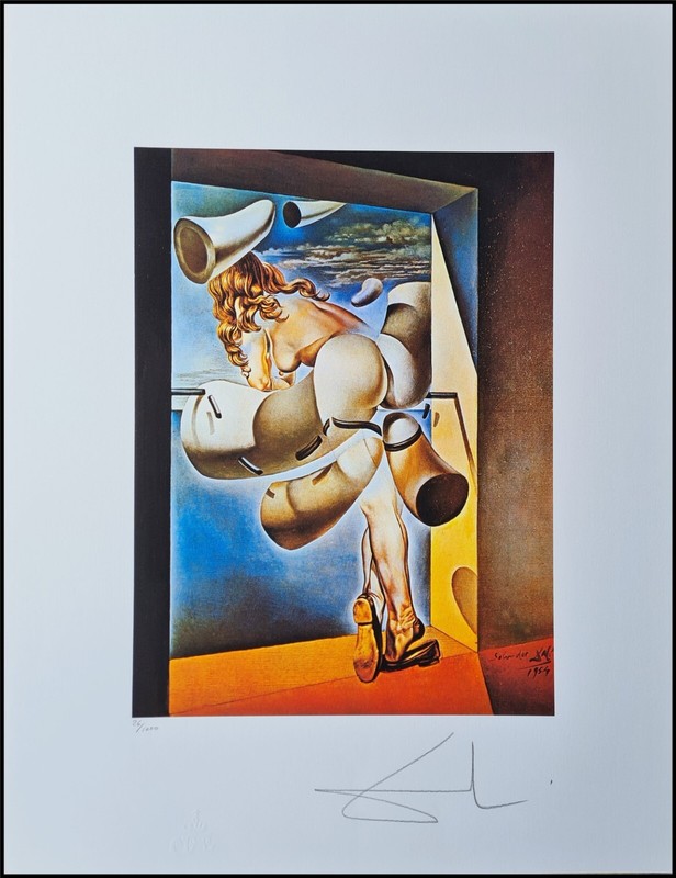 Salvador Dali Young Virgin 25 5/8×19 11/16in Signed &c Limited 26/1000