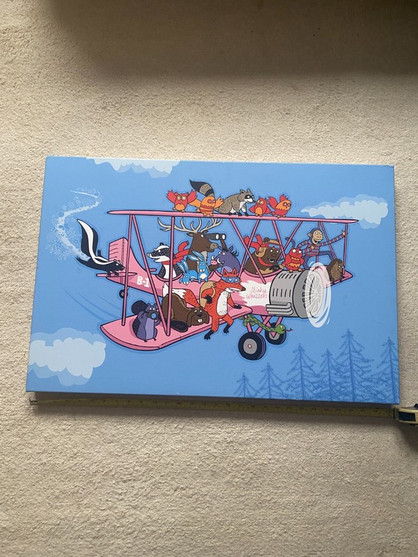 Canvas Print x1 – Suitable for Children’s Room – As Seen 50cm x 75cm