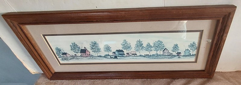 M B FREY litho 286/2000 20 1/2″×8 3/4″ Amish Living