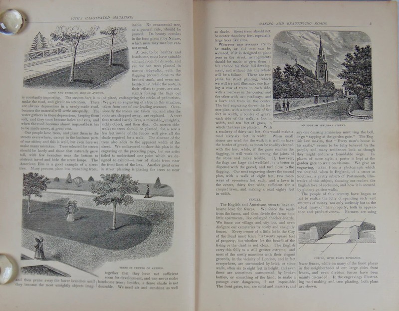 [CHROMOLITHOGRAPH] 20 Plates in Vick's Illustrated Monthly Magazine, 1878-1890 gallery