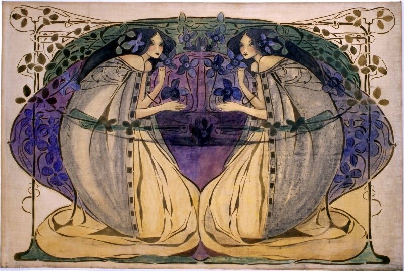 Frances MacDonald - Spring - Scottish Sisters Art Nouveau Glasgow Style Print