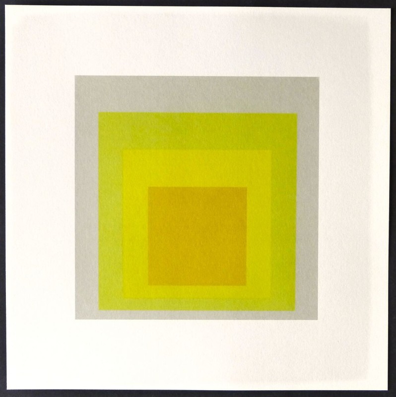 JOSEF ALBERS Colour Print Graphic » Homage to the Square 21 » 28 x 28 cm