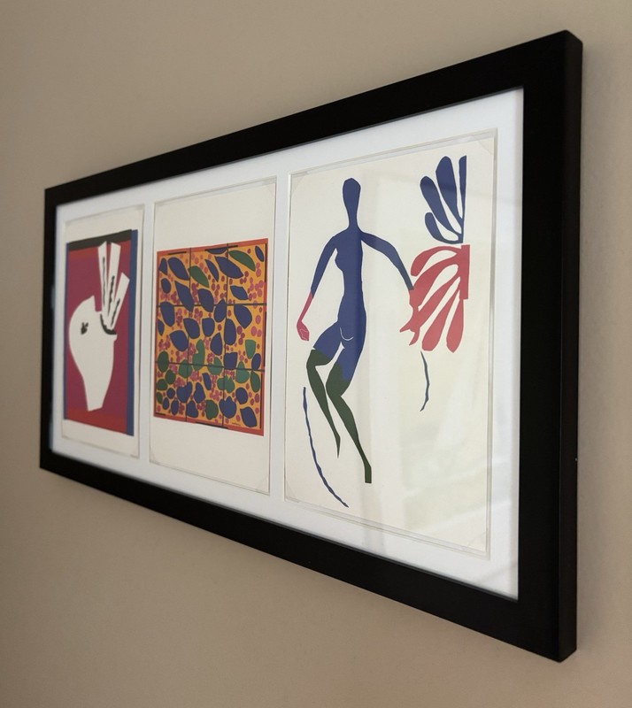 Matisse Prints Framed Matted Signed in Plate gallery