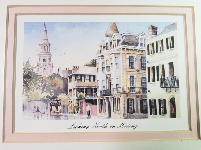 Lot of 5 Emerson Prints Dock Street Theatre Number 2 Meeting St Looking North gallery